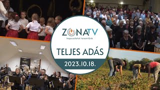 ZónaTV – TELJES ADÁS – 2023.10.18.