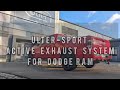 Video: Ulter Edelstahl Duplex Sportauspuff inkl. Klappensteuerung Dodge RAM 1500 5.7 V8