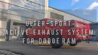 Video: Ulter Edelstahl Duplex Sportauspuff inkl. Klappensteuerung Dodge RAM 1500 5.7 V8