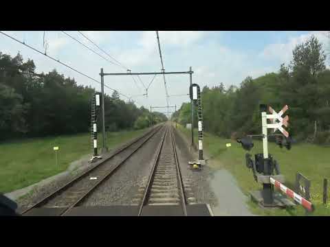 Train cab ride; Apeldoorn-Amersfoort Centraal (20240515)