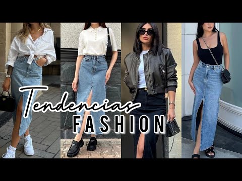Ropa DE MEZCLILLA 2024 / Moda Mujer COMBINACIONES MODERNAS LOOKS DE INSPIRACIÓN PARA MUJER