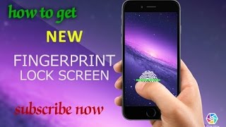 How to get fingerprint screen lock in any android mobile | By The Adviser No.1