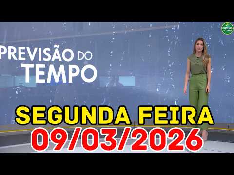 PERIGO EM SP E RIO: Cidades podem registrar 70mm de chuva hoje | Previsão do Tempo Jornal Hoje 09/03