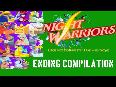 Night Warriors: Darkstalkers' Revenge - Ending Compilation