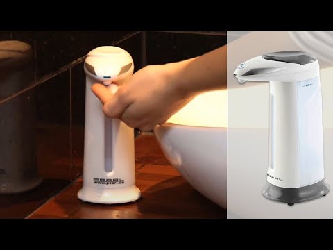 Distributeur de savon automatique Pearl - détecteur de mouvement, design hygiénique, capacité 400 ml_2