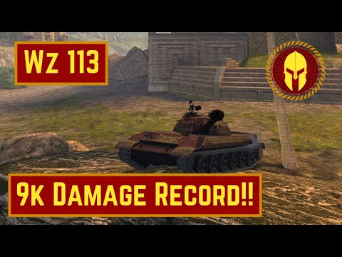 WoT Blitz | Wz113 9000+ Damage RECORD!!
