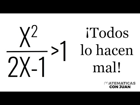 INECUACIÓN CON FRACCIONES. ¡No multipliques en cruz!!