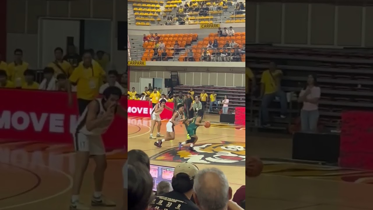 Highlights: FEU's Jorick Bautista shrugs off Jacob Bayla's tough defense to convert a three