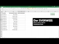 Werte in anderer Tabelle (oder Tabellenblatt finden) | Der SVERWEIS | 100 Sekunden Excel