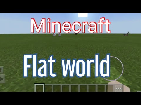 How to create flat world in Minecraft Pocket edition android | How to load seeds in Minecraft |Hindi