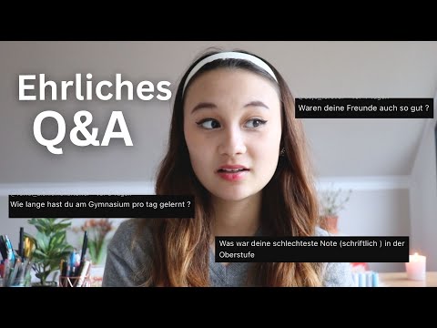 FRAG EINE 0,8er ABITURIENTIN | Schlechte Noten, Leistungsdruck, Klausuren-Tipps, Abifächer, Jura