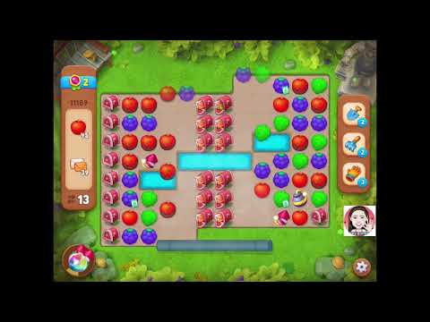 Gardenscapes Level HD 11189 *no boosters*. ✅✅✅✅✅/5  Easy Level. (Passed on 1st attempt)