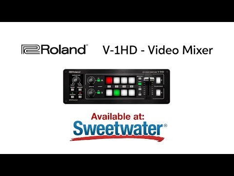 Roland V-1HD 4-channel HD Video Switcher | Sweetwater Roland V-1HD 4-channel HD Video Switcher | Sweetwater
