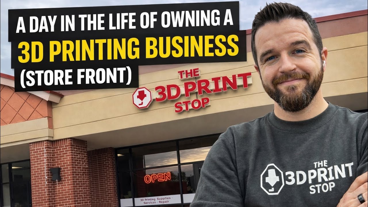 Another Day in The Life of Owning a 3D Printing Business (Store Front) Pricing 3D Prints Discussed!