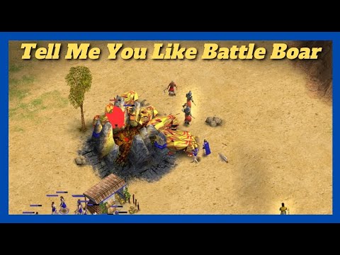 Without Telling Me You Like Battle Boar | 1v1 Zeus vs Loki #aom #ageofempires
