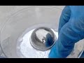 Freezing the Liquid Metal MERCURY - SOLID 