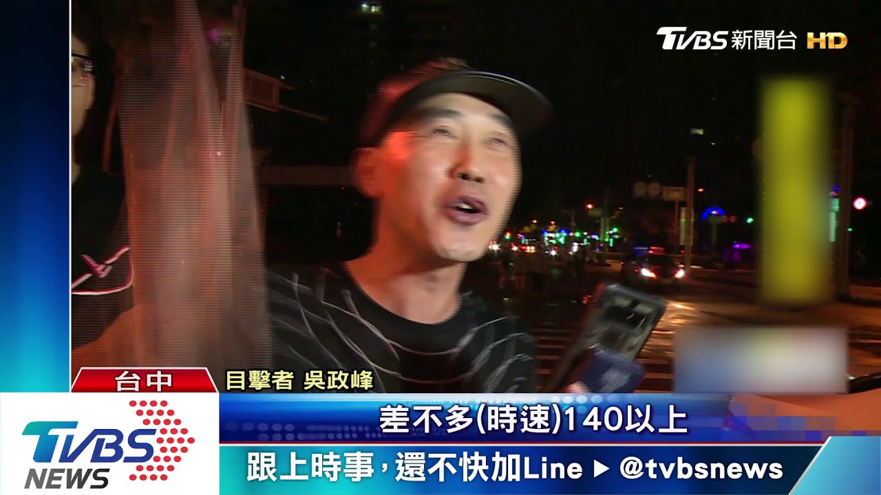 碰!保時捷高速衝撞護欄 翻車插進消防栓