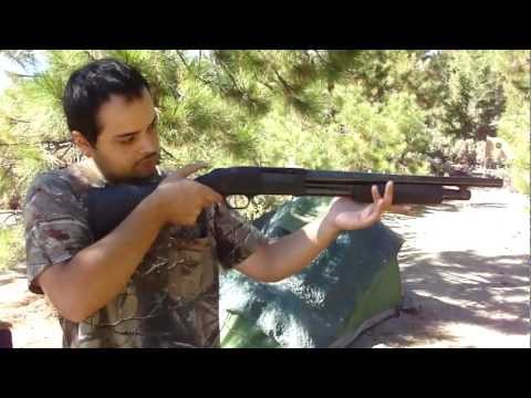 NV102 Mossberg 500A Project Pt 1. Comparing wood stock to Hogue, Does the Limbsaver 10601 pad fit?