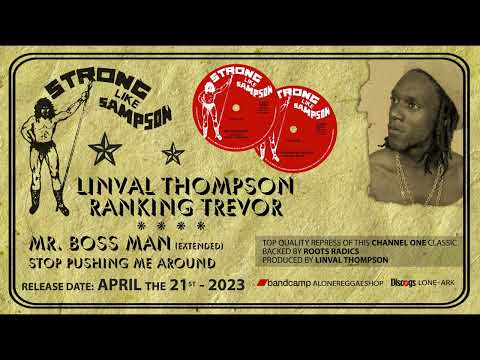 LINVAL THOMPSON - MR BOSS MAN (EXTENDED) (Thompson Sound/Strong Like Sampson 12'')