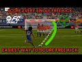 HOW TO SCORE EVERY SINGLE FREE KICK IN FC MOBILE 🔥🔥| EASIEST TRICK TO SCORE FREE KICKS#foryou #viral