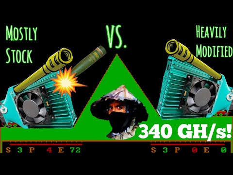 340GH on my Iceriver KS0 Pro Kaspa ASIC! (Heavily Modified Vs. Mostly Stock part 1)