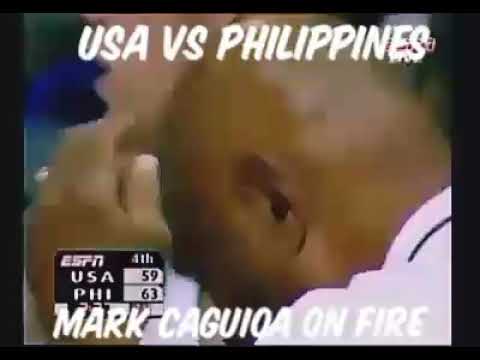 USA VS PHILIPPINES MARK "THE SPARK" CAGUIOA ON FIRE