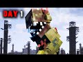 The MOST BRUTAL Zombie Apocalypse Ever Simulated In Hardcore Minecraft