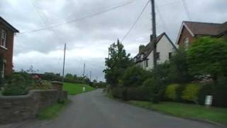 preview picture of video 'Driving Through Leigh (Towards Alfrick), Worcestershire, England 21st June 2009'