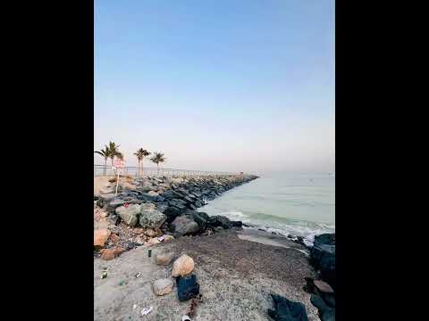 Ajman Beach United Arab Emirates 🤍 #ajmanbeach #nature #beach