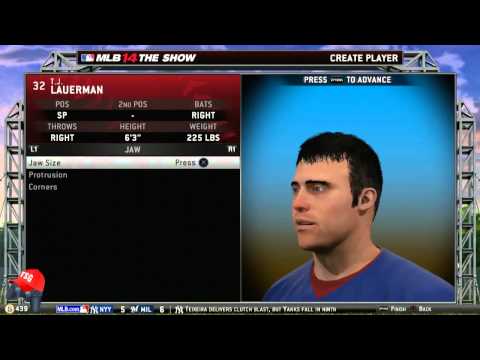 Road To The Show Player Creation - MLB 14: The Show [PS4]