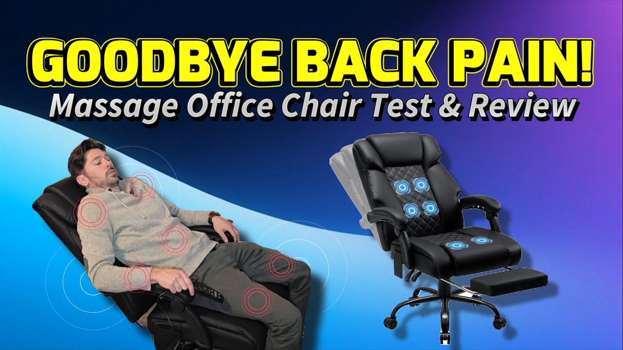 Stop Back Pain at Your Desk Massage: Office Chair Test & Review