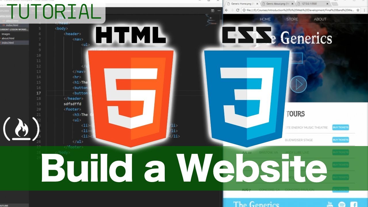 HTML and CSS Course - Create a Website for Beginners
