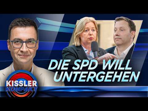 Nur noch elf Prozent: Die SPD will untergehen | KISSLER Kompakt am 11.06.