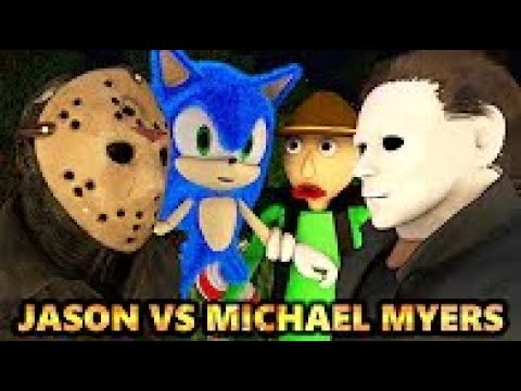 JASON vs MICHAEL MYERS & SONIC.EXE BALDI HALLOWEEN CHALLENGE! (official) Minecraft Animation