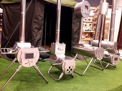 Походная печь Gstove XL, духовка Premium, бак для воды 3 литра. MyBiggame.ru