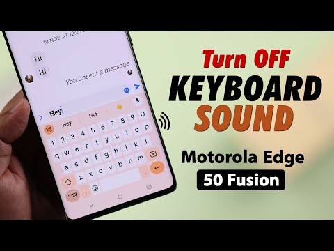 Motorola Edge 50 Fusion: How To Turn Off Keyboard Sound!