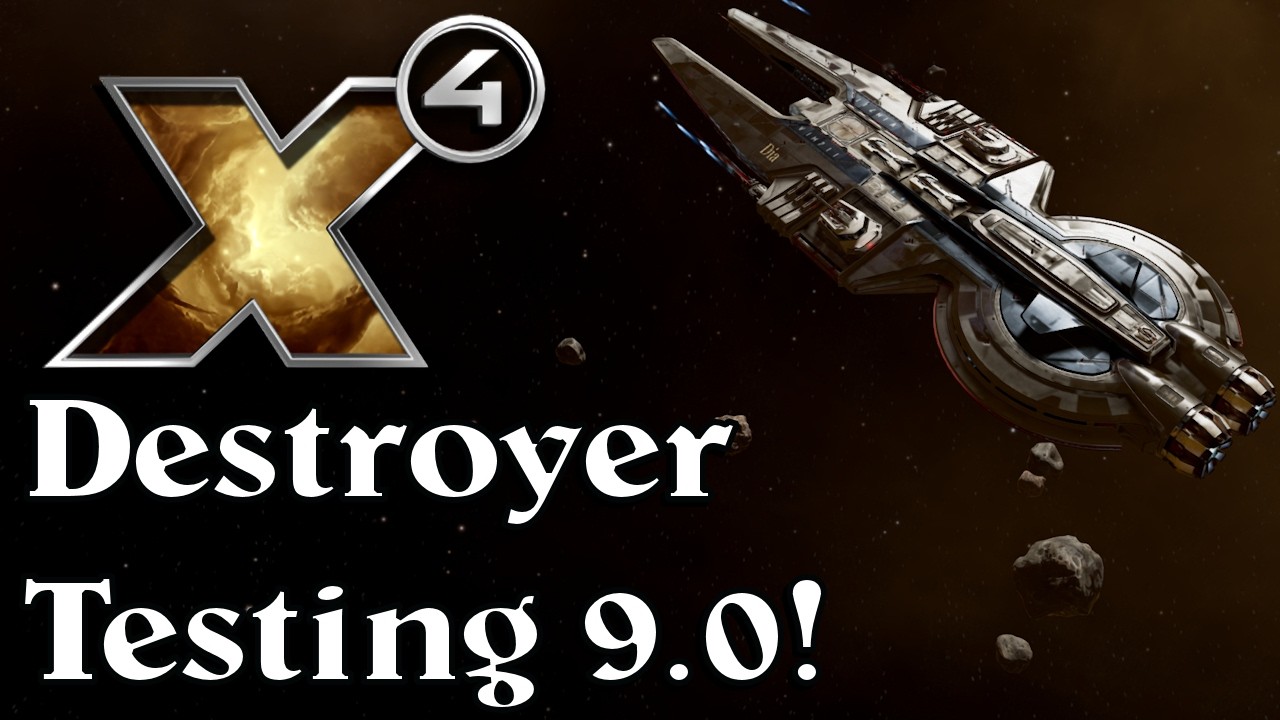We test out Destroyer AI in X4 Foundations 9.0 Beta!