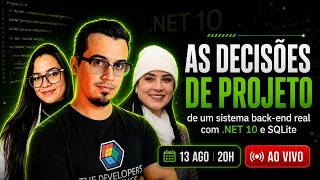 As decisões de um projeto back-end real com .NET 10 e SQLite