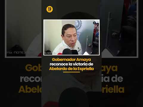 Gobernador Amaya reconoce la victoria de Abelardo de la Espriella