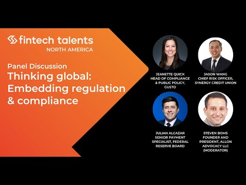 FTT Embedded Finance North America - Thinking global: Embedding regulation & compliance