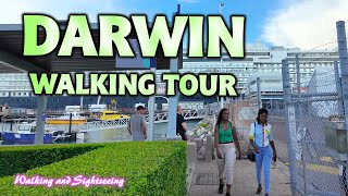 DARWIN NT AUSTRALIA 🇦🇺 WALKING TOUR 2025🚶WHARF & WATERFRONT PRECINCT CRUISE SHIP TERMINAL QUEEN ANNE