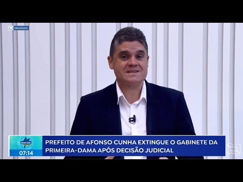 Prefeito de Afonso Cunha MA extingue o gabinete da primeira-dama após decisão judicial.