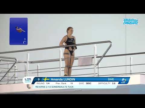 Amanda Lundin  - Women's 10m Platform Diving Final