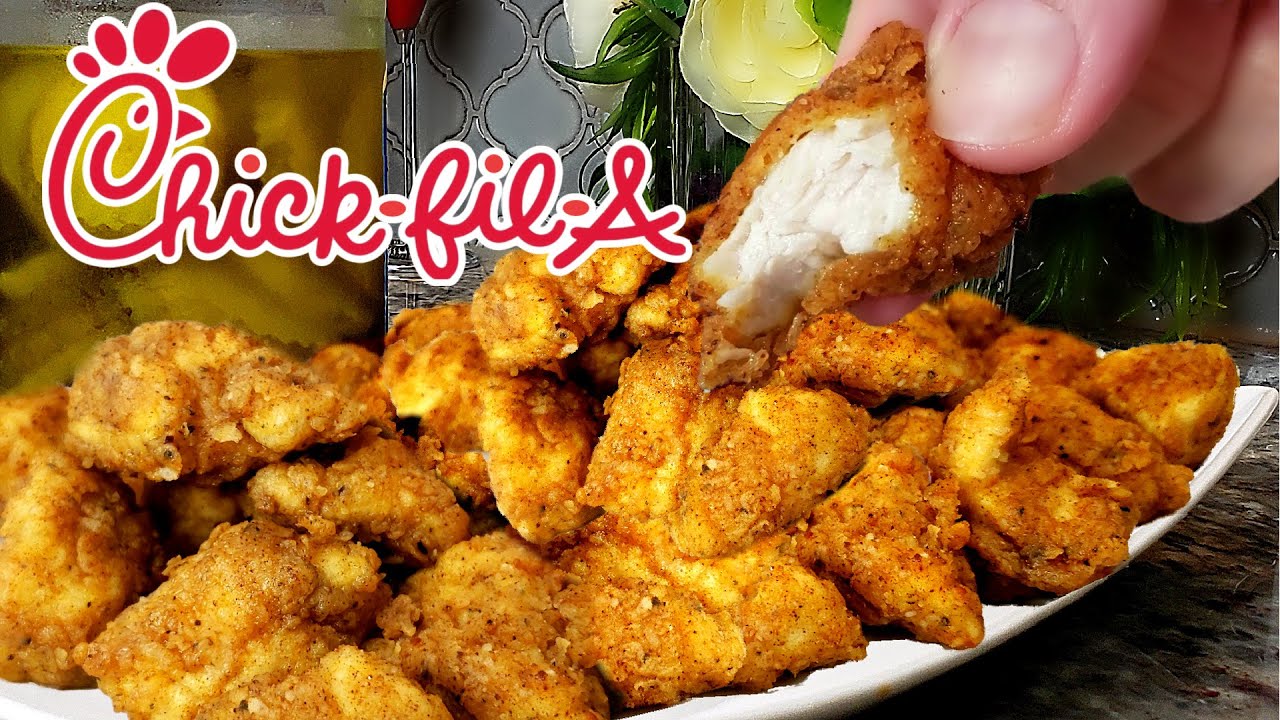 CHICK FIL A NUGGETS Homemade Chick-Fil-A Nuggets Recipe Copycat Recipe