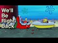 SpongeBob Getting Explosion Into Plankton And Mr Krabs Boat We Ll Be Right Back Meme