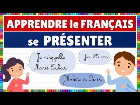 Apprendre le français : se présenter