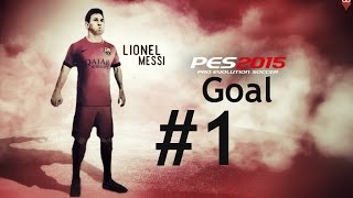 preview picture of video 'PES 2015-Leo Messi goal~! #1'