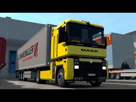 ETS2 1.35 Open Beta Renault Magnum Integral  Limoges - Paris