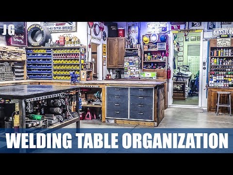 , title : 'Organize Your Welding Table  | JIMBOS GARAGE'
