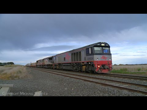 SCT 7MA9 With Steel Wagons, Boxcars & Containers (16/7/2022) - PoathTV Australian Trains & Railways